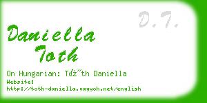 daniella toth business card